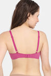 Rosaline Padded Wired Medium Coverage T-Shirt Bra - Festival Fuchsia — thumbnail 2